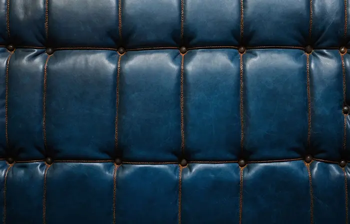 Refined Buttoned Leather Wallpaper Pattern image